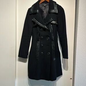 Bebe Wool Trench Coat